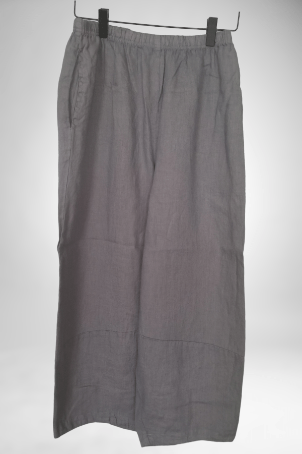 Cutloose Women&#39;s Pants Cobblestone / S Linen Lantern Pant