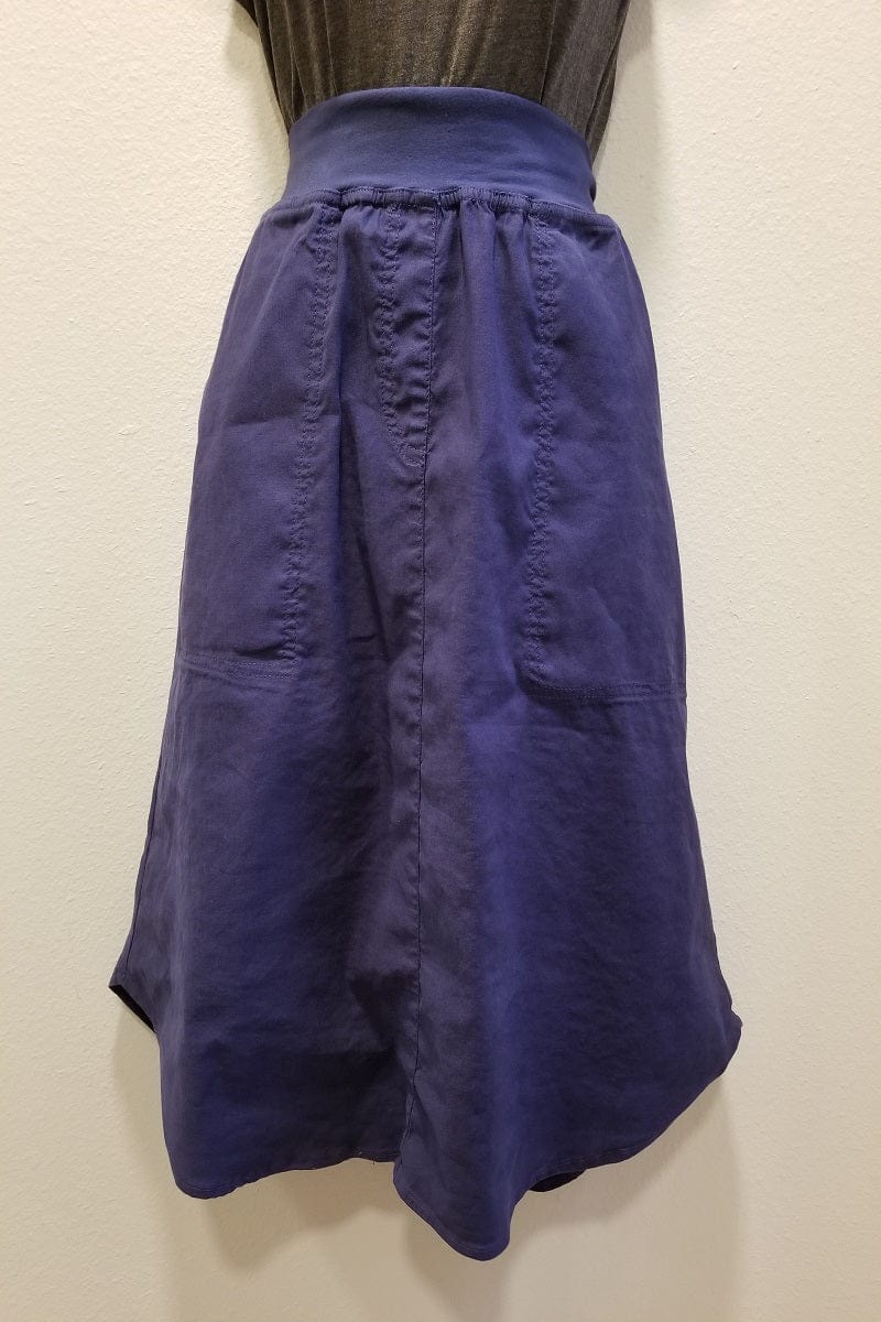 Cutloose Women's Skirt Seaweed / XS Linen Blend Short Cargo Skirt
