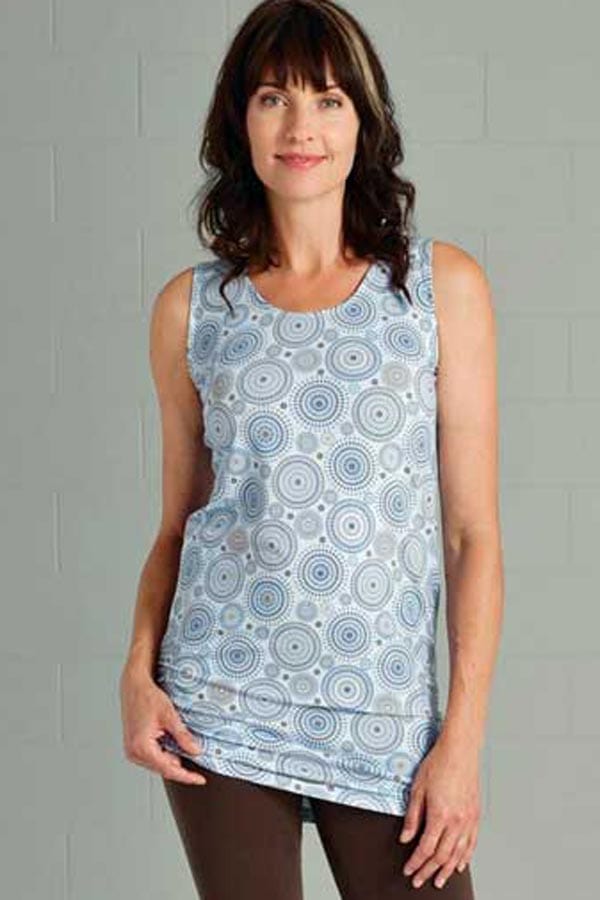 Organic Cotton Rouched Top - Rachel - Natural Clothing Company