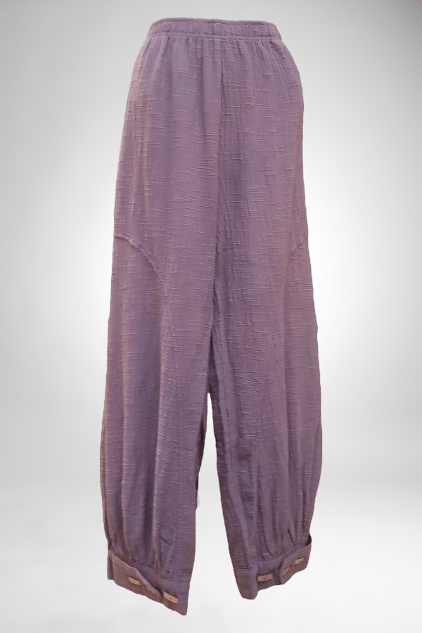 Focus Women&#39;s Pants Graphite Taupe / S Women&#39;s Textured Cotton Pants