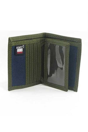 Hemp Wallet Bi-fold w/ID inset - Natural Clothing Company