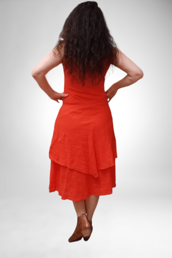 Inizio Women&#39;s Dress Italian Linen Dress by Inizio - Flutter