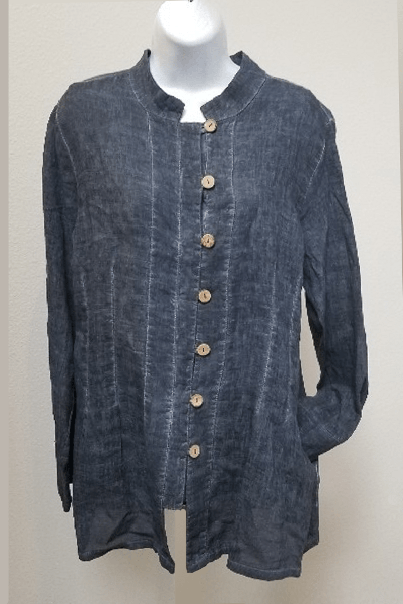 Inizio Women's Jacket Pearl Grey / S Linen Jacket - Inizio