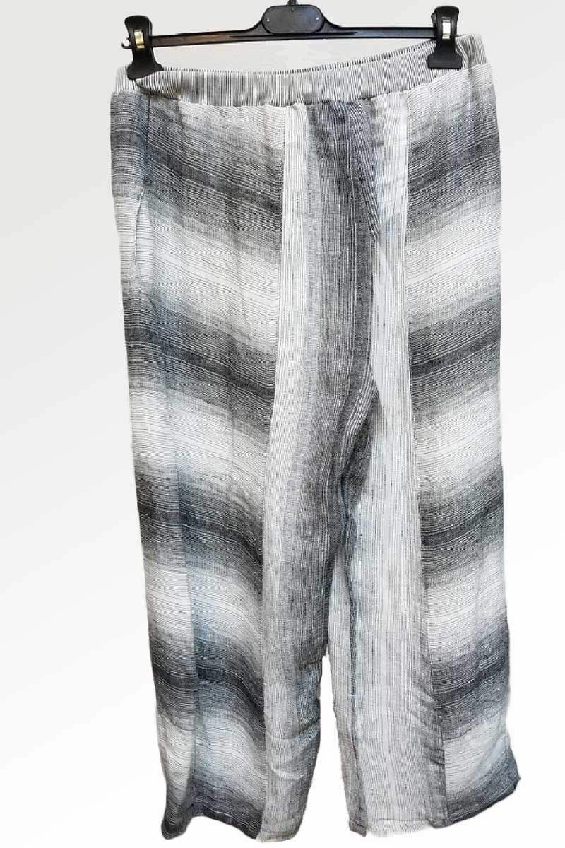 Inizio Women's Pants Bliss Stripes / S Linen Pants from Inizio - Bliss