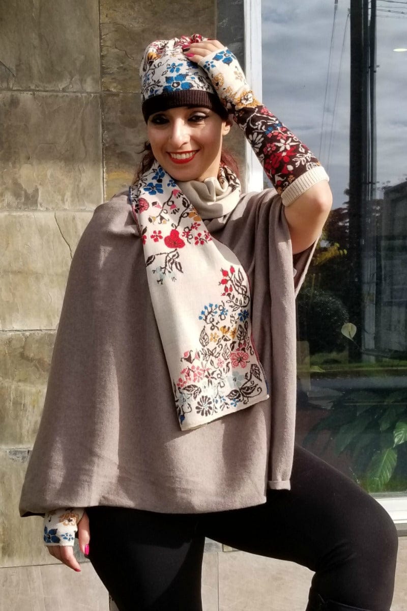Ivko Scarf Wool Scarf from Ivko - Floral