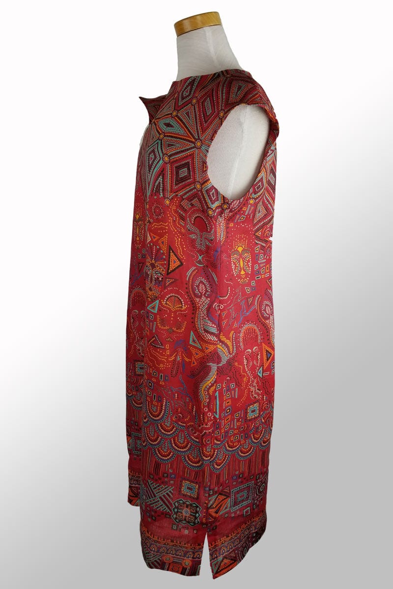 Ivko Women&#39;s Dress Printed Linen Dress from Ivko
