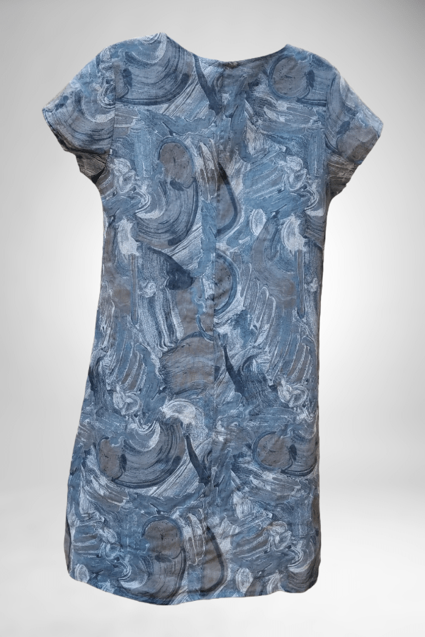 Italian Linen Dress Sleeveless - Reef - Natural Clothing Company