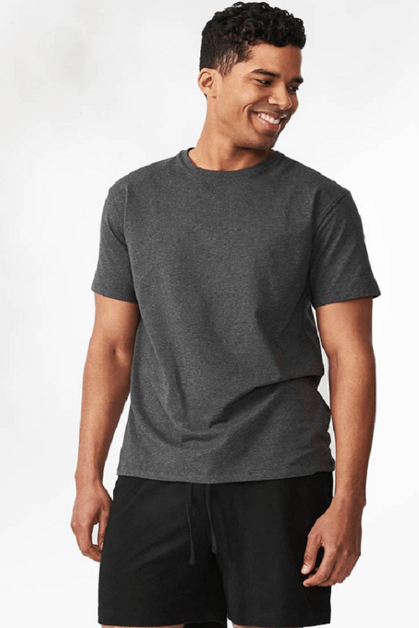 Maggie's Men's Short Sleeve Top Heather Grey / M Men's Organic Cotton T-shirt Unisex