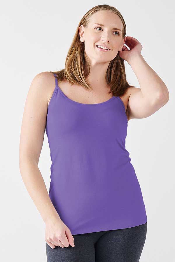 100% Organic Cotton Cami with Ruffle - Natural Clothing Company