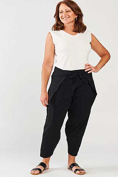 Maggie's women's pants Organic Cotton Wrap Pants