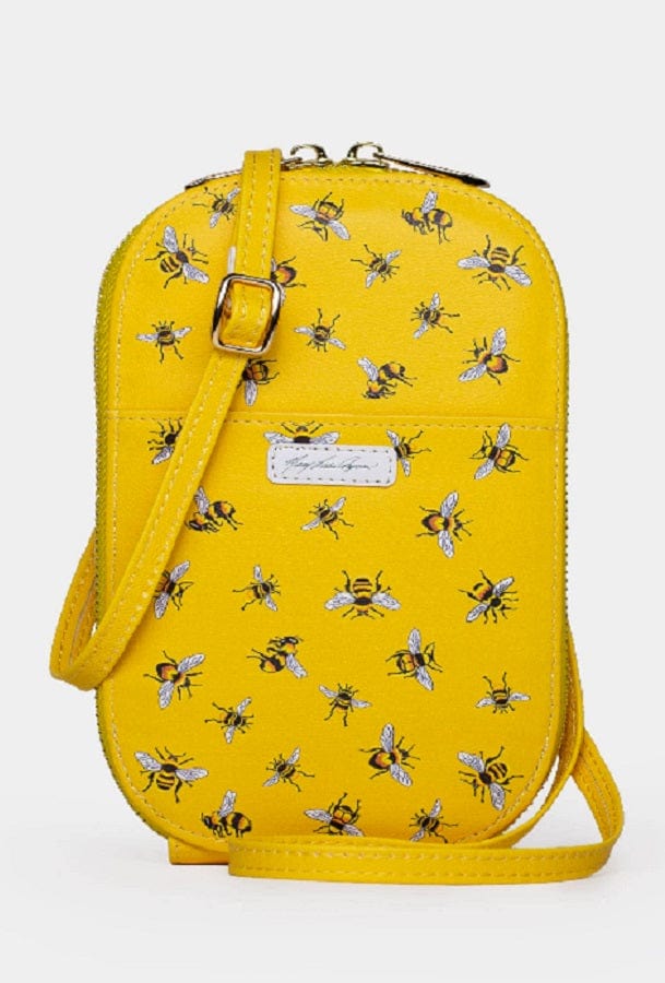 Monarque bag Yellow / Crossbody Purse Set of Crossbody Vegan Purse, Wallets with RFID protection - Spring Bees