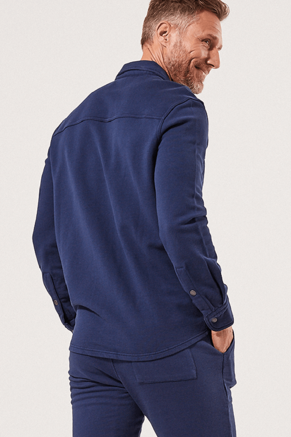 Pact Men's Long Sleeve Shirt Men’s Essential Vintage Snap Down