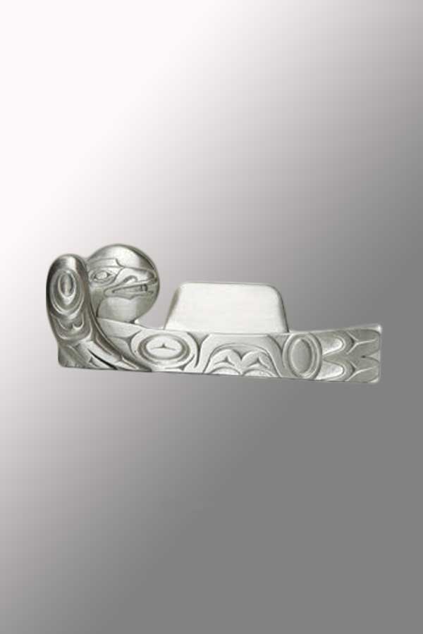Panabo home accessory Raven / one size Silver Pewter Business Card Holder