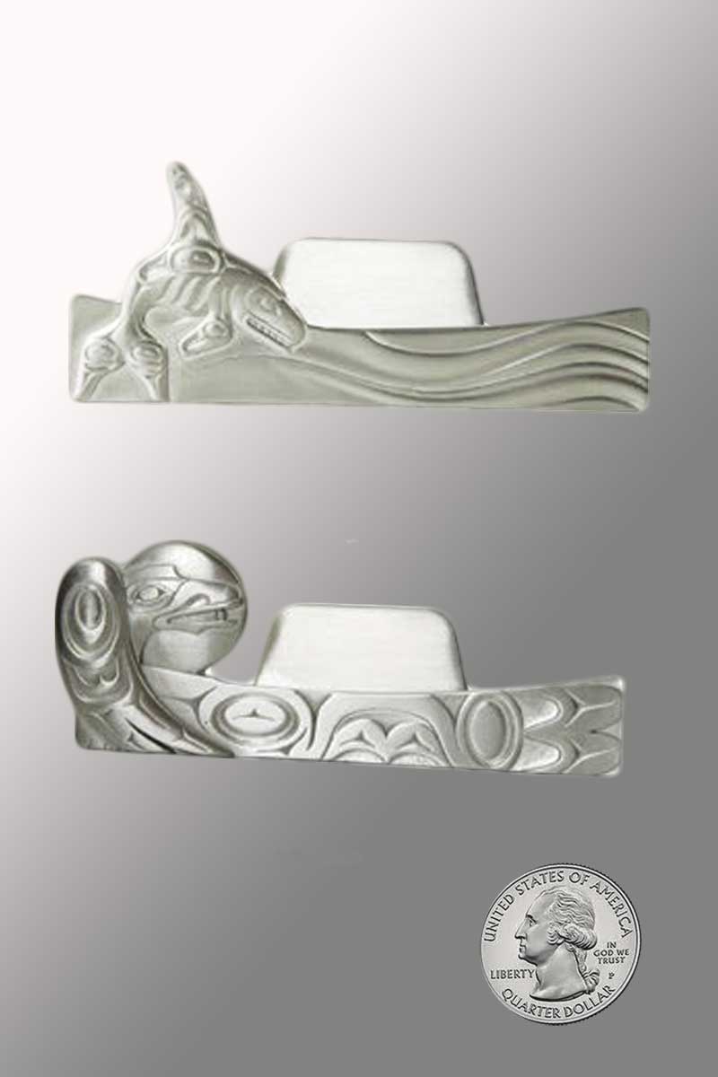 Panabo home accessory Silver Pewter Business Card Holder