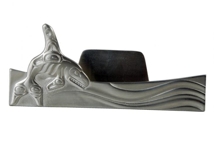 Panabo home accessory Silver Pewter Business Card Holder