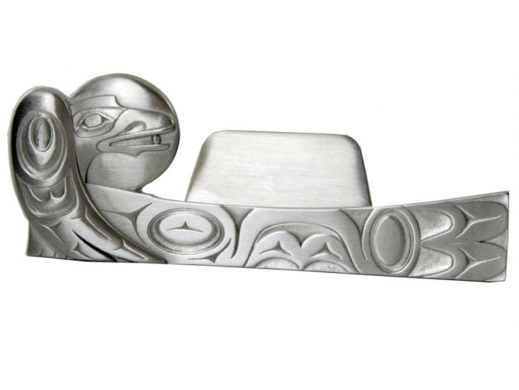 Panabo home accessory Silver Pewter Business Card Holder