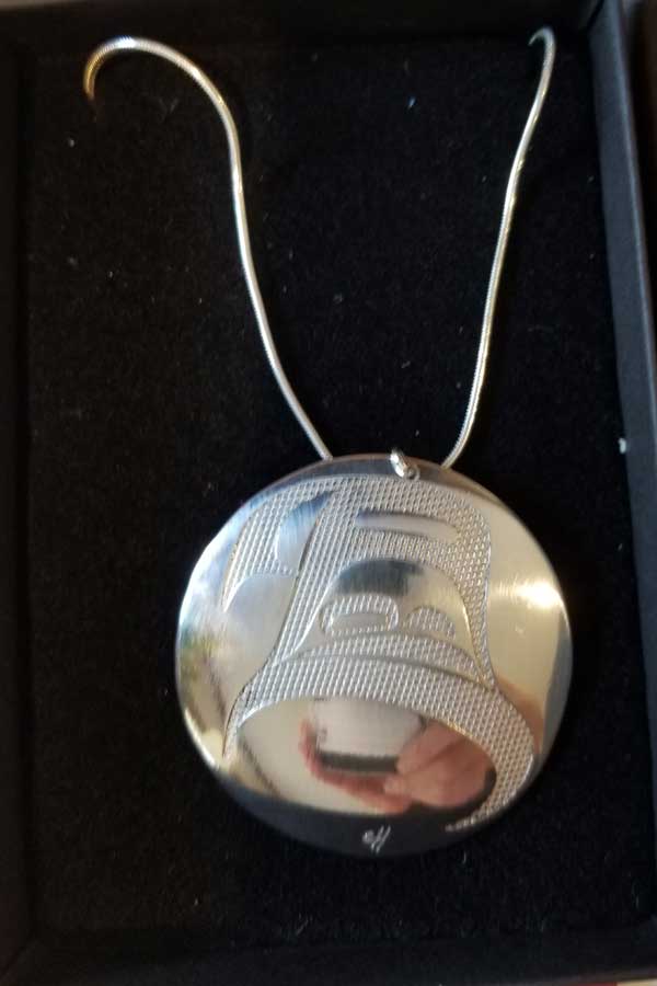 Panabo jewelry Air / one size Air (Eagle) Silver Pewter Pendant - art by Corrine Hunt