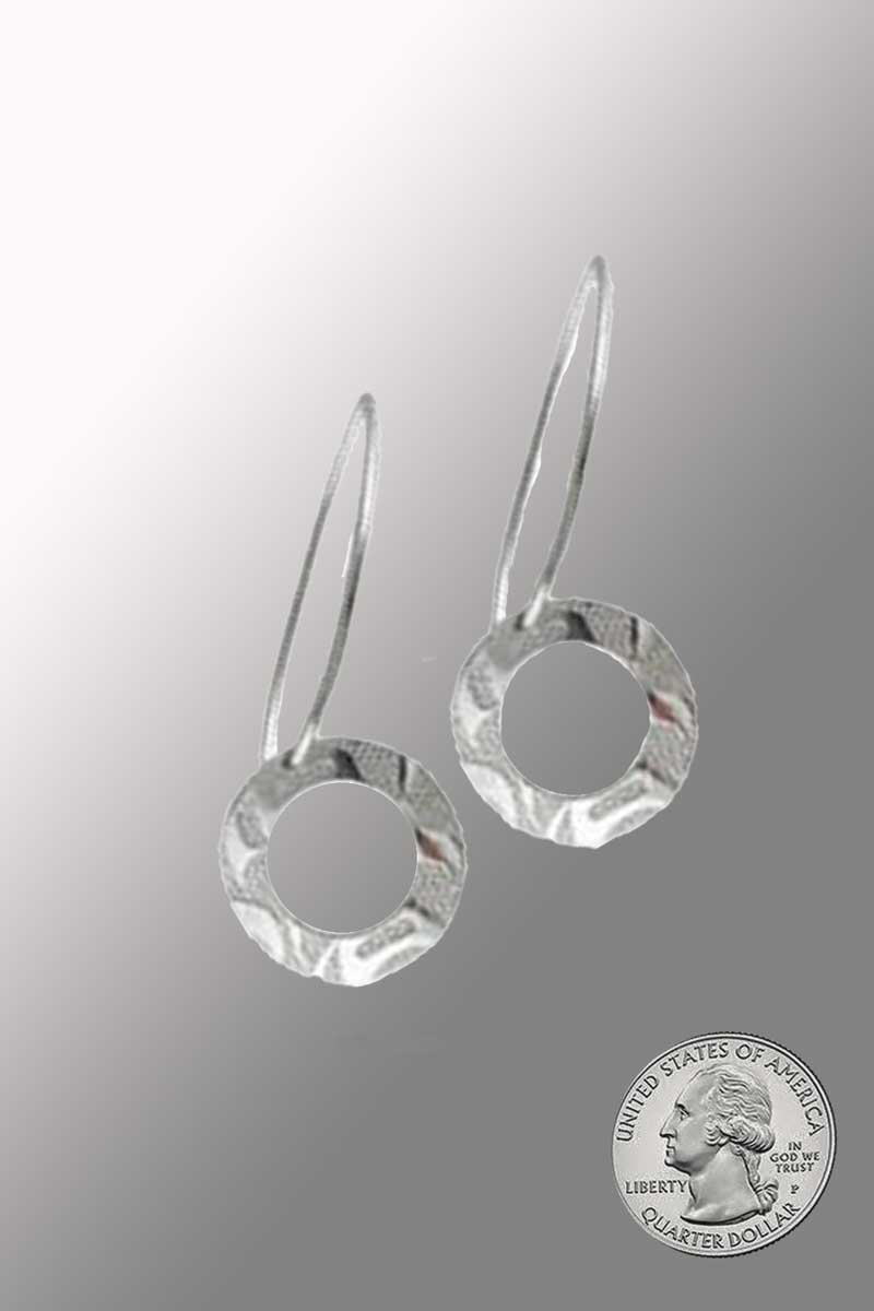 Panabo jewelry Equilibrium / one size Equilibrium Silver Pewter Earrings - art by Corrine Hunt