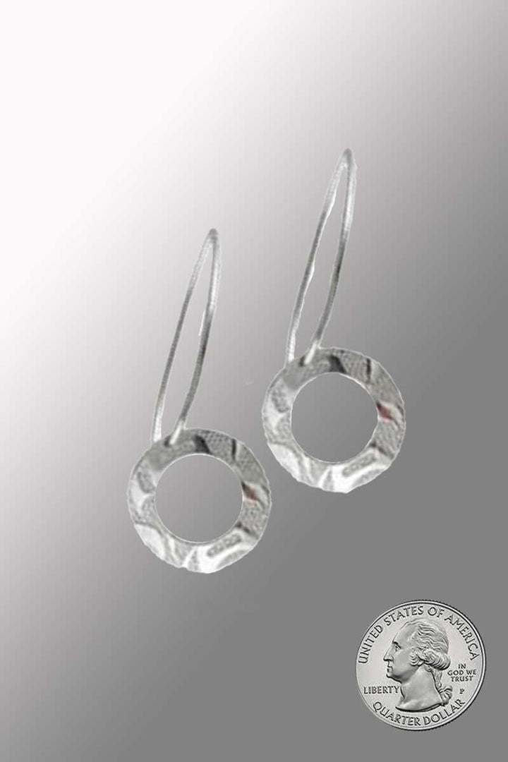 Panabo jewelry Equilibrium / one size Equilibrium Silver Pewter Earrings - art by Corrine Hunt