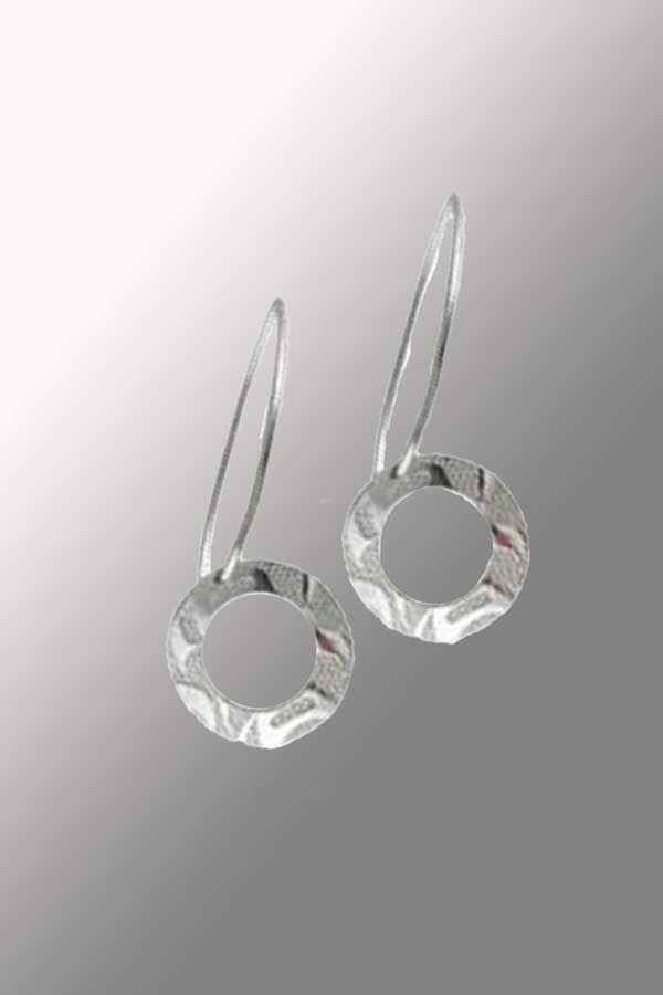 Panabo jewelry Equilibrium / one size Equilibrium Silver Pewter Earrings - art by Corrine Hunt