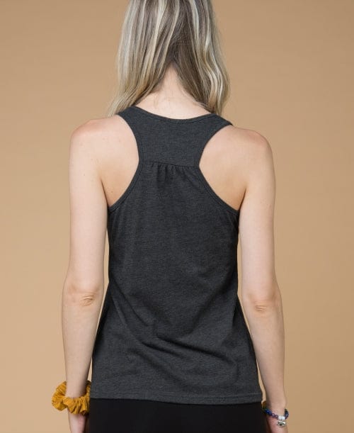 Soul Flower Organic Cami Eco-friendly Racer Back Top - Bee Power