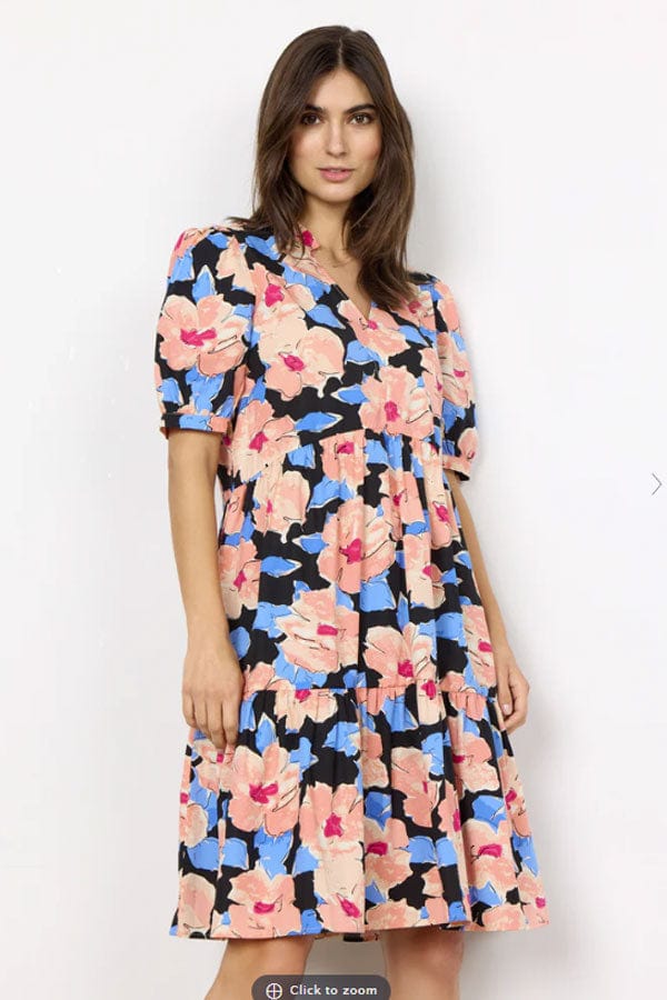 SoyaConcept Women's Short Sleeve Top Organic Cotton Dress - Kresti