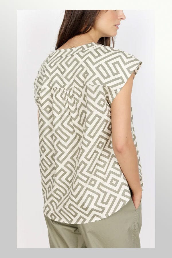 SoyaConcept Women&#39;s Short Sleeve Top Organic Cotton Sleeveless Blouse
