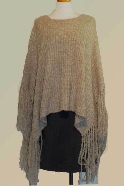 Alpaca Poncho - Natural Clothing Company